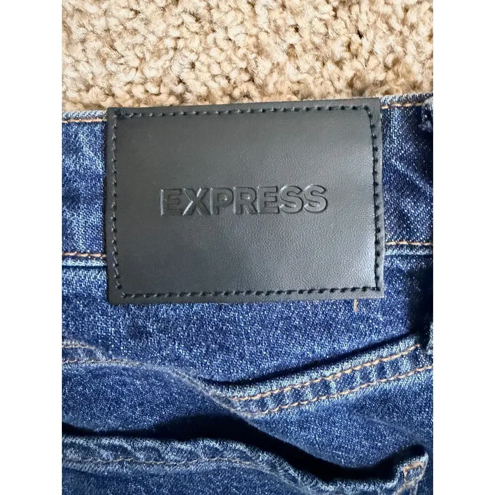 Express Womens Denim Jeans 10 EUC cropped